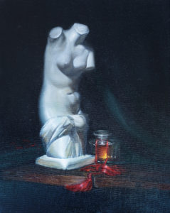 Cast with Perfume Bottle